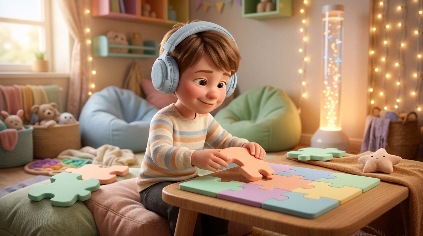 The Sensory-Friendly Classroom: Calming Tactile Jigsaw Puzzles for Autism & Sensory Processing