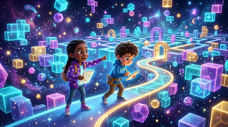 The Science of Spatial Reasoning: How Mazes Prepare Children for Geometry & Engineering